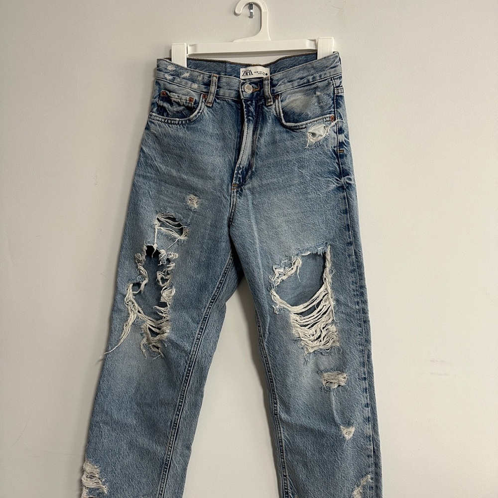 Zara Light Blue Denim Jeans
